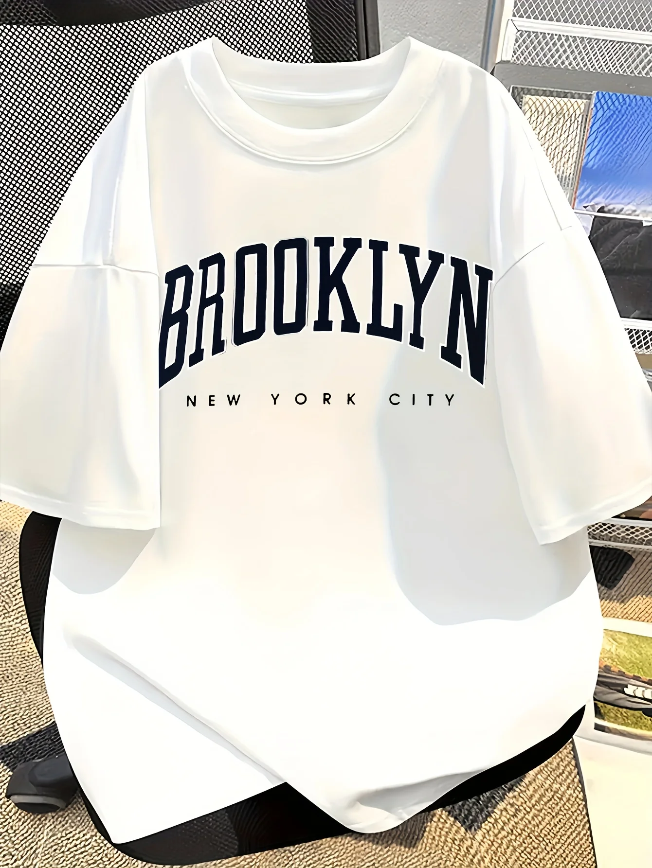 Street Fashion Nyc - تي شيرت رجالي مطبوع عليه Brooklyn
