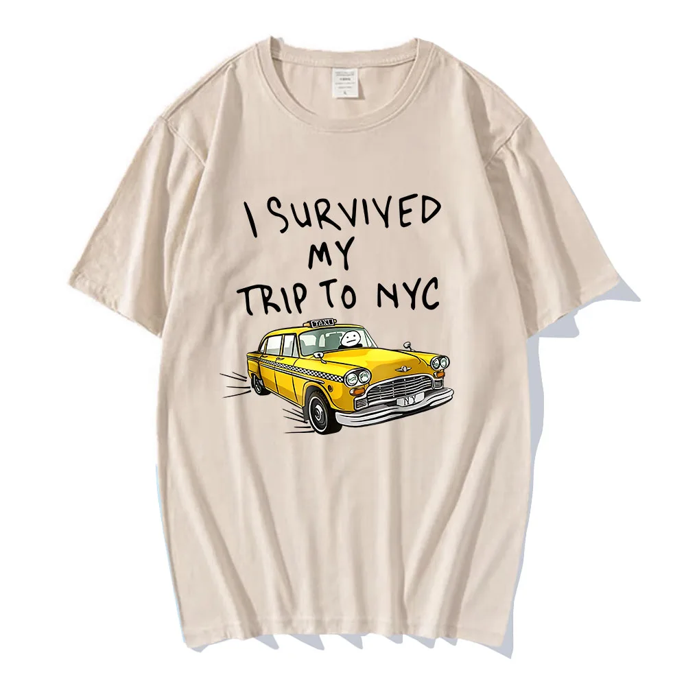 تي شيرت I Survived My Trip To  - مراجعة Street Fashion Nyc وسعره