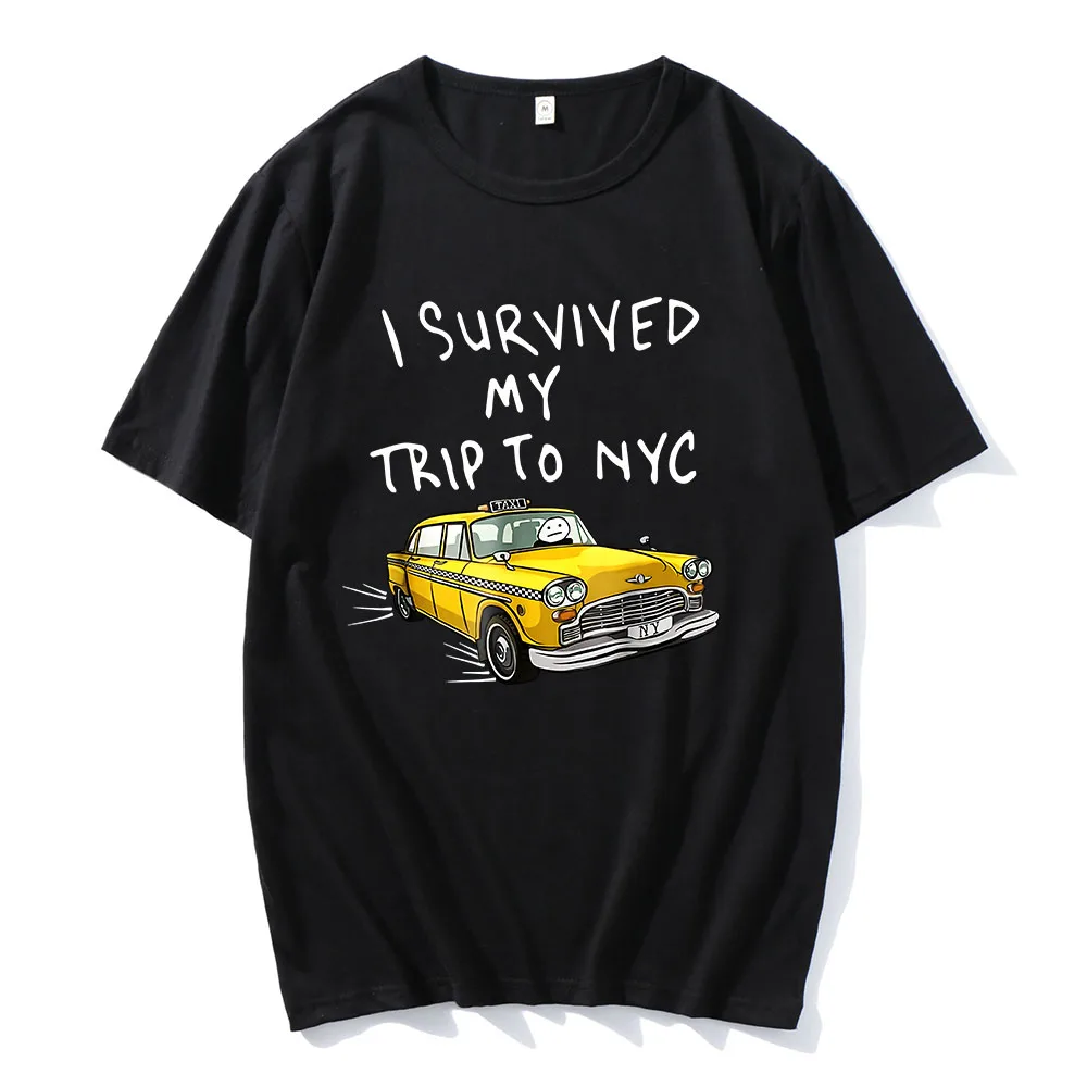 تي شيرت I Survived My Trip To  - مراجعة Street Fashion Nyc وسعره