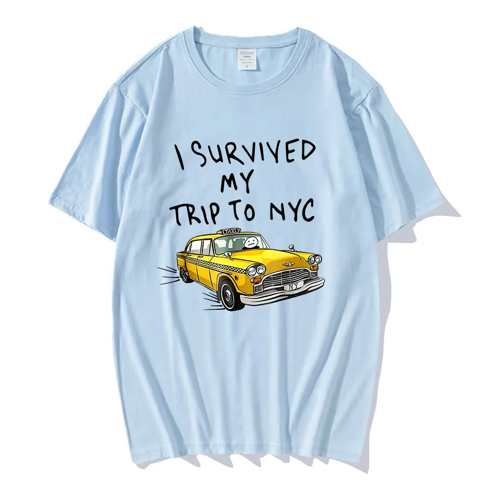 تي شيرت I Survived My Trip To  - مراجعة Street Fashion Nyc وسعره
