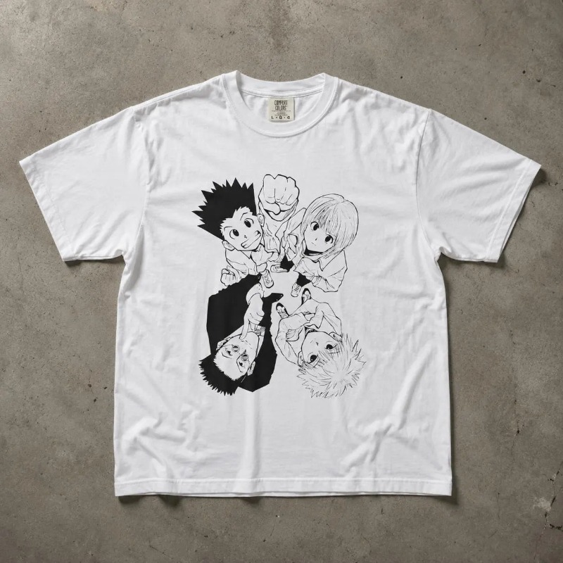 تي شيرت HxH، تي شيرت أنيمي بأس - مراجعة Street Fashion Japan وسعره