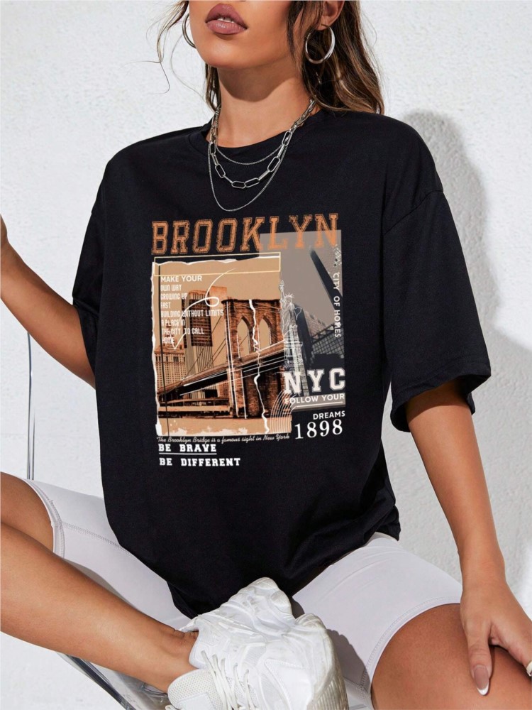 الربيع امرأة تي شيرتات قطن رسا - مراجعة Street Fashion Nyc وسعره