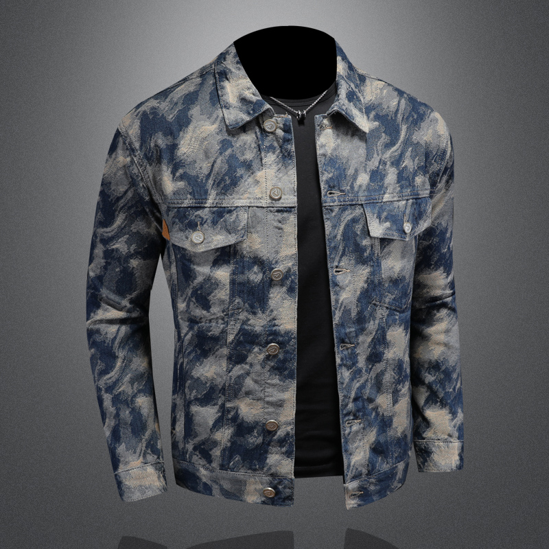 سترة ربيعية عتيقة من قماش الدن - مراجعة Street Fashion Jacket Men وسعره