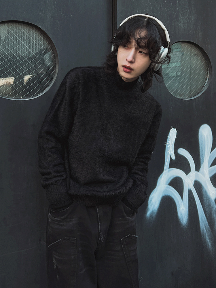 بلوفرات رجالية أنيقة بياقة فرو - مراجعة Street Fashion London وسعره