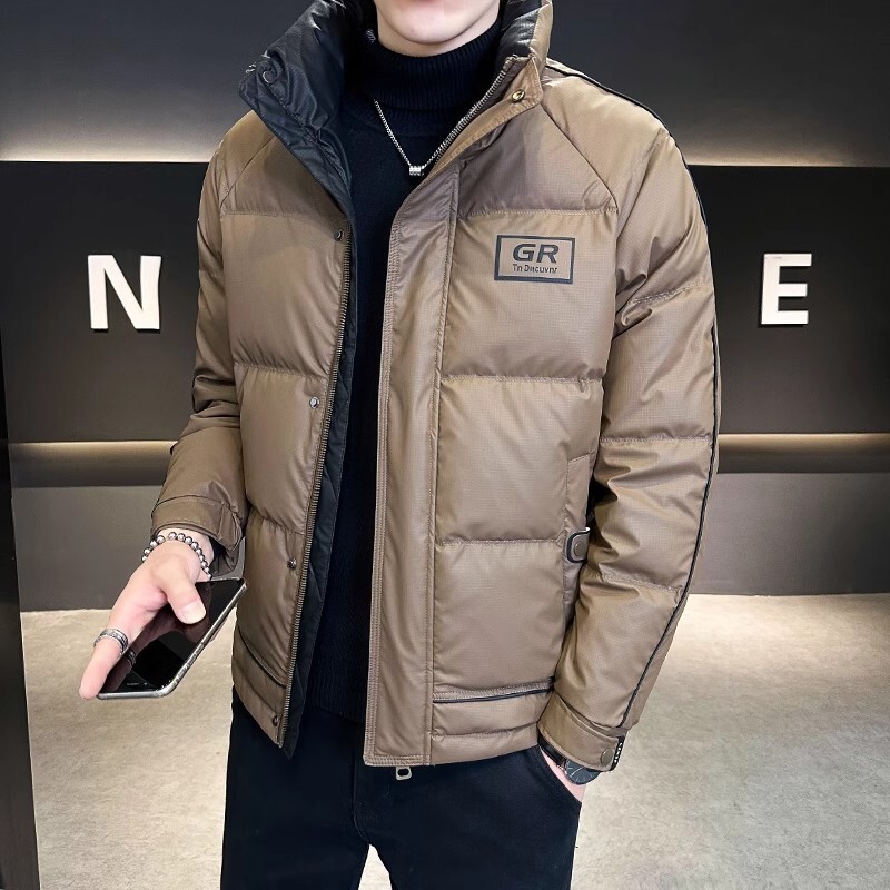جاكيت رجالي من البط الأبيض ، ط - مراجعة Street Fashion Jacket Men وسعره