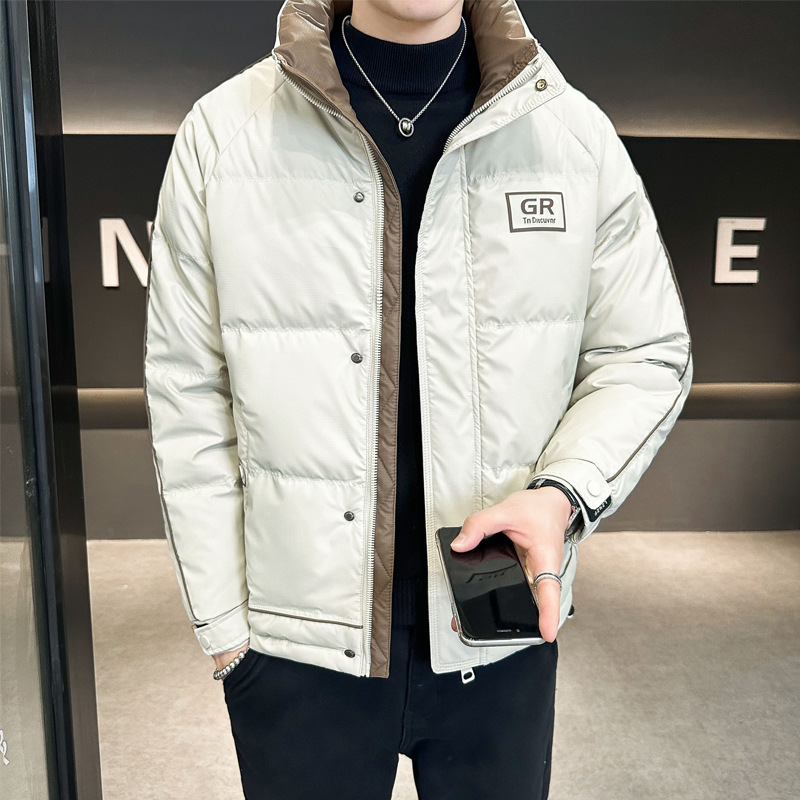 جاكيت رجالي من البط الأبيض ، ط - مراجعة Street Fashion Jacket Men وسعره
